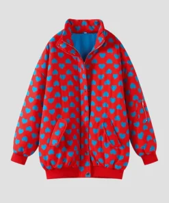 Bet TV Show 106 & Sport 2025 WWE Bianca Belair Red Anamika Love Dot Jacket For Women