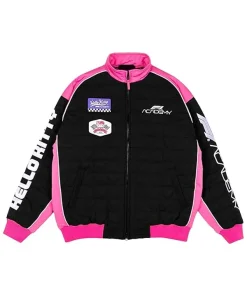 F1A x Hello Kitty Quilted Racing Jacket