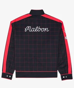Formula One Las Vegas Grand Prix 2025 Unisex Black and Red Cotton Quilted Grid Jacket