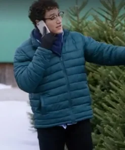 Francesco Filice Movie A Christmas Angel Match Patrick Green Puffer Jacket