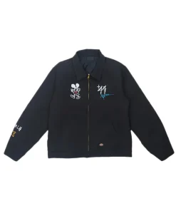 Hamilton Crew Las Vegas Steadman Stars Motorcycle Black Cotton Jacket For Men and Women