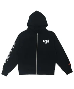 Hamilton Crew Las Vegas Steadman’s Desert Motorcycle Black Moto Ride Hooded Jacket