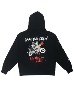 Hamilton Crew Vegas Moto Ride Hooded Jacket