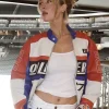 Lauren Kyle Edmonton Oilers Unisex Racing Leather Jacket