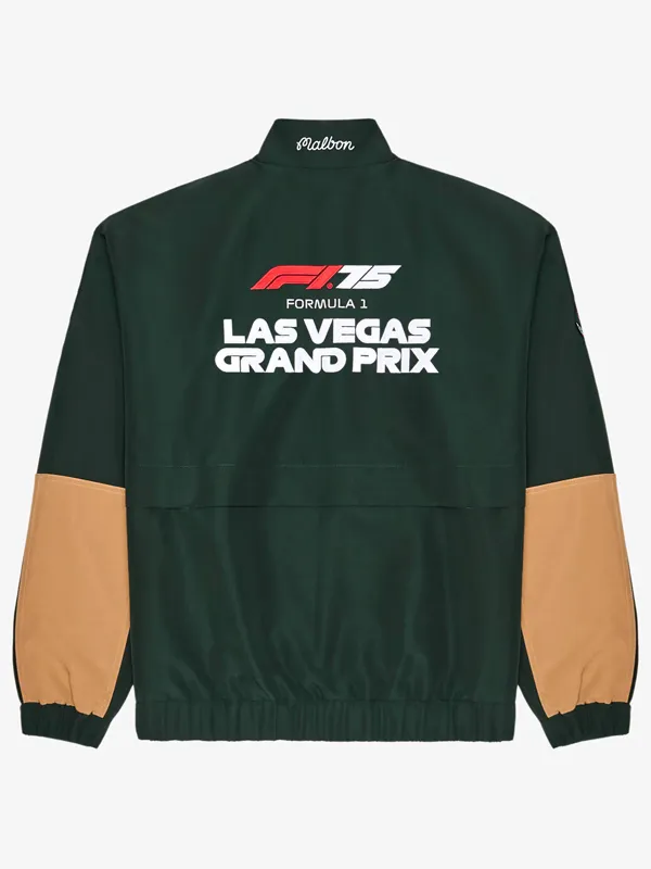 Malbon Golf x Formula One Las Vegas Grand Prix 2025 Green Cotton Camber Jacket