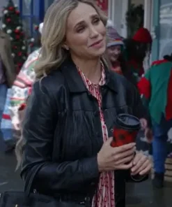 Princess Victoria A Royal Montana Christmas Fiona Gubelmann Black Fringe Leather Jacket