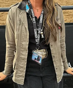 Rodeo Canadian Cowgirl Hard Rock Cotton Jacket For Men and Women