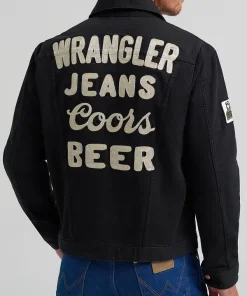Rodeo Cowboy Coors Western Black Jacket