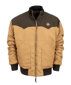 Rodeo Cowboy Western Brown Cotton Jacket