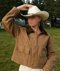 Rodeo Cowgirl Western Brown Jacket