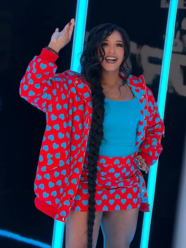 WWE Bianca Belair 106 & Sport 2025 Anamika Love Dot Jacket