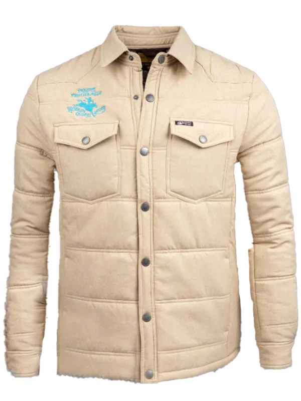 World’s Oldest Rodeo Prescott Frontier Days Unisex Cream Puffer Cotton Jacket