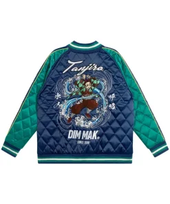 Demon Slayer Tanjiro Kamado Unisex Quilted Souvenir Jacket