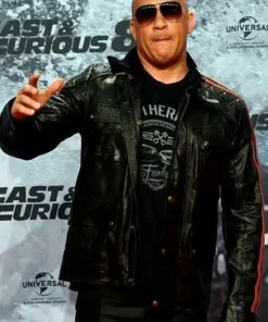 Fast and Furious 9 Vin Diesel Black Leather Jacket