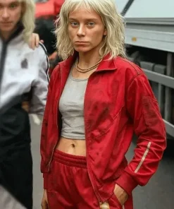 28 Years Later The Bone Temple Erin Kellyman Red Jacket