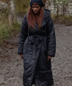 28 Years Later The Bone Temple Nia DaCosta Puffer Long Coat