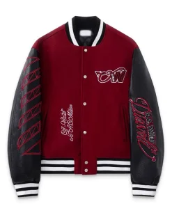 AC Milan x Off-White rlc Wool Varsity Jacket