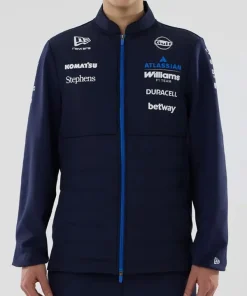 Alex Albon Williams F1 2026 Blue Hybrid Jacket