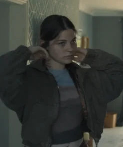 Amelie Pease 2025 TV Mini Series Adolescence Lisa Miller Brown Cropped Hooded Jacket