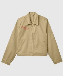 Charley Crockett Lone Star Rider Texas, 1984 Women’s Tan Cropped Work Jacket