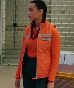Cold Storage Georgina Campbell Orange Vest
