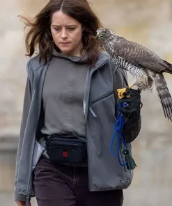 H Is for Hawk 2026 Claire Foy Grey Vest