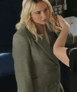 Hayden Panettiere 2026 Movie Sleepwalker Sarah Green Wool Coat