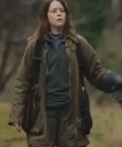 Helen H Is for Hawk Movie 2026 Claire Foy Green Cotton Jacket