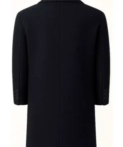 Jason Statham Movie Shelter 2026 Mason Wool Peacoat