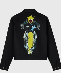 Marvel Ghost Rider Black Motorcycle Jacket