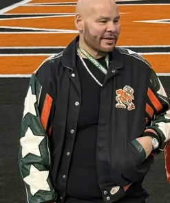 Miami Hurricanes Football Team Fat Joe 1990 Jeff Hamilton Unisex Jacket