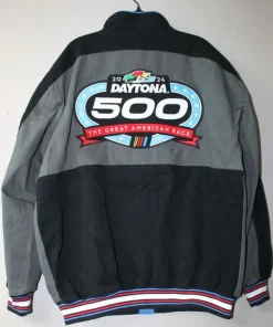 NASCAR Cup Series 2024 Daytona 500 International Speedway Unisex Multicolor Cotton Twill Jacket
