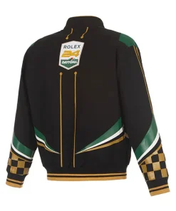 Rolex 24 Hours at Daytona 500 International Speedway Unisex Black Twill Jacket