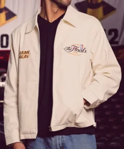 2006 NBA The Finals Champions Miami Heat 20th Anniversary Unisex Cotton Work Jacket