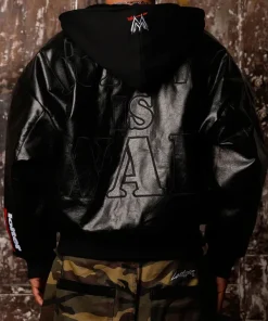 2026 Loiter X World Wrestling Entertainment Raw Is War Unisex Black Hooded Jacket