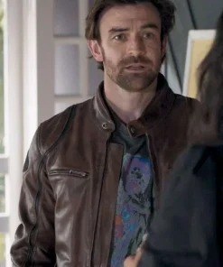 Adam Rowland Home and Away 2025 Remi Carter Unisex Brown Motorcycle Leather Jacket