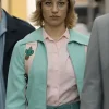 Berlin S02 Michelle Jenner Green Cotton Jacket