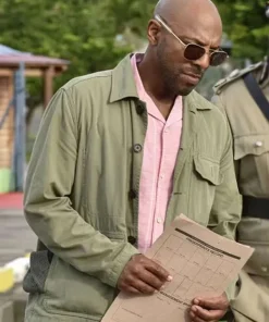 Don Gilet Death in Paradise 2026 Mervin Wilson Cotton Jacket