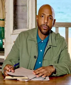 Don Gilet Death in Paradise 2026 Mervin Wilson Green Jacket