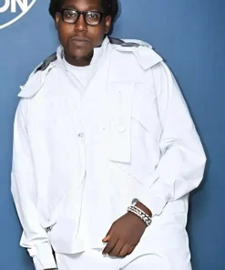 Don Toliver The Tonight Show Starring Jimmy Fallon S13 White Hooded Jacket