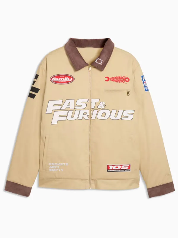 Fast & Furious 2026 Khaki Workwear Jacket