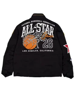NBA 75th All-Star Game Los Angeles, CA Unisex Black Field Jacket