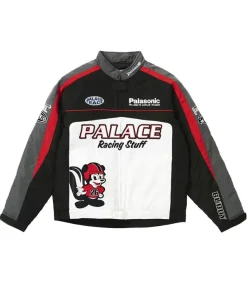 Palasonic x Palace Spring 2026 Range Even Faster Black Cotton Racing Jacket