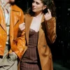 People We Meet On Vacation Emily Bader Brown Coat