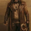 Supergirl Jason Momoa Brown Leather Coat