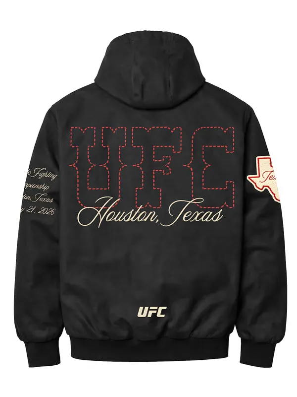 UFC Fight Night 2026 Sean Strickland and Anthony Hernandez Houston, Texas Cotton Hooded Jacket
