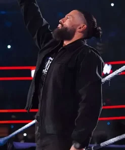 World Wrestling Entertainment RAW 2026 Roman Reigns Black Jacket