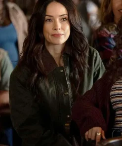 Abigail Spencer 2026 TV Series Best Medicine Louisa Gavin Green Cotton Jacket