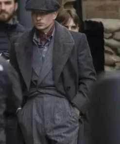 Barry Keoghan 2026 Movie Peaky Blinders The Immortal Man Duke Grey Wool Coat