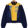 Disney Pixar Cars 3 Cruz Ramirez Cropped Denim Moto Jacket